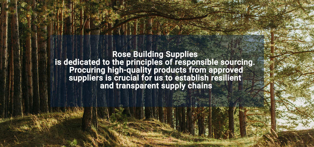 Rose building supplies sustainable timber products